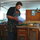 Your private chef at work in the galley.