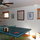 Gameroom with ping pong, television, sofa bed