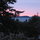 evening view from cottage