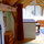 from inside upstairs sleeping nook looking at master bedroom
