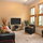 Living room seats 5 comfortably