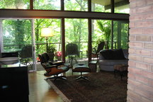 Unique mid-century modern house 