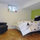 Sleeping area with a Queen bed.