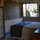 Bed made up as an oversize double