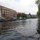 The canal to the right