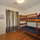 These beds are currently set up as twins instead of bunkbeds.