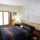 The double bed.