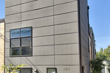 3br modern cube. heated floors. 