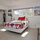 Bedroom 1 (B1), available for $60/night: Master Bedroom, 14' x 13' (182 sq ft), attached to its own 3/4 bathroom (toilet+shower stall+sink), has a full-size bed, mini-fridge, TV/DVD player, 600 thread count Egyptian cotton bed sheet/pillow cases