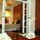 Open french doors leading to bedroom.