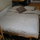 Futon pulled out into bed mode