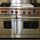 Our wonderful Wolf gas range with griddle and Teppanyaki