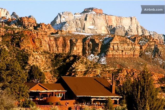 Stay at 'Private 10Acre Estate/Lodge inside/surrounded by  Zion Nat. Park (Virgin) $400