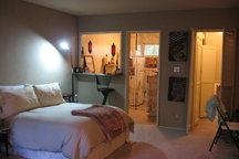 Roomy groovy retro studio Hollywood