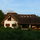 The house from the front (you can see the tower roof on the left at the top)