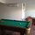 Pool table in the common arear.