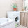 The overall view of the bathroom