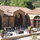 Picturesque restaurant setting at the Abbey Fontfroide