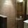 Bathroom with glass shower/glass tiles
