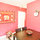 Kitchen table and tapestry 
