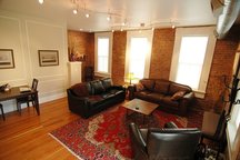 High-end, loft-style, vacation home