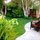 The garden is very peaceful and relaxing.