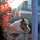 Balcony over looks garden and friendly animals.