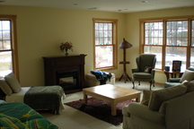 1-2 beds in lower level in new home