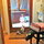 Bunny in garden studio passage way to screened porch