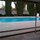 View from your room with great night swimming