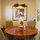 Dining Room with View of World Maps
