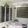 Bedroom with one double bed. The net is for decoration