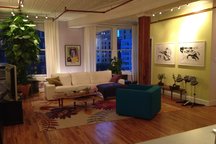 2BR Tribeca Loft with a pool table