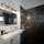 The luxurious bathroom with walk in double shower
