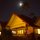 The house at night -- with no clouds one can see tons of stars