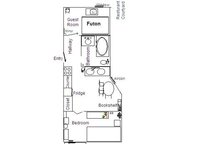 Private bedroom in 2 Bedroom Apt