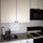 Granite counter top and subway backsplash