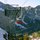 Snowbird Tram operates during the summer and fall transporting hikers to the high ramparts of the Wasatch.