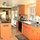 our orange kitchen - fun!