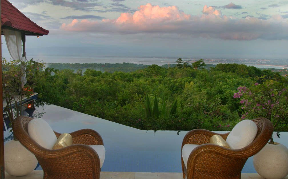 View across Jimbaran Bay