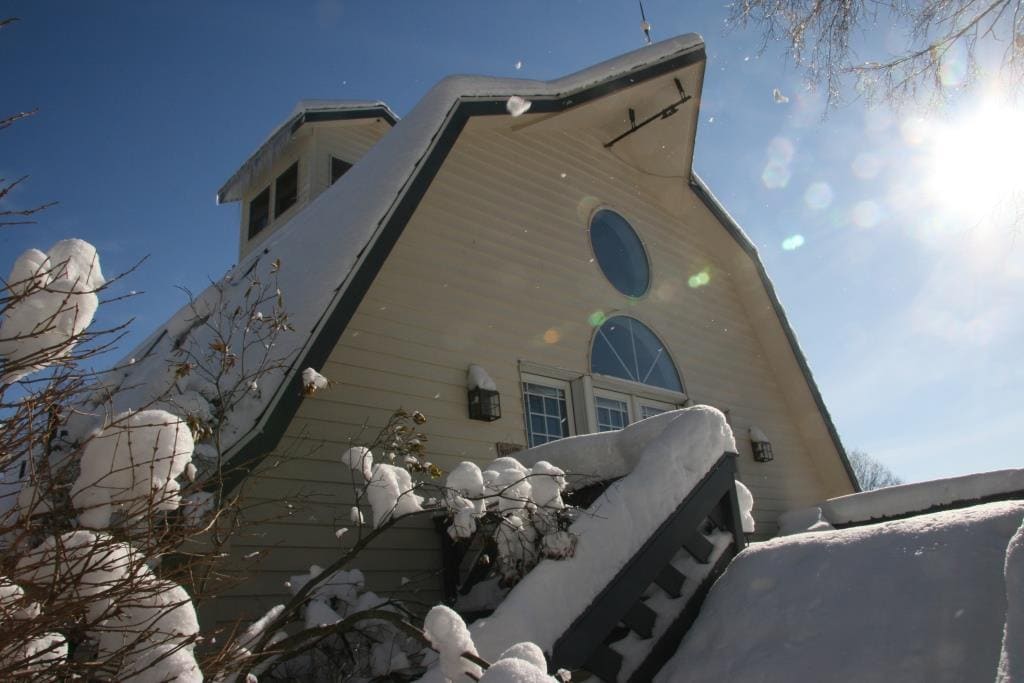 A cozy winter retreat