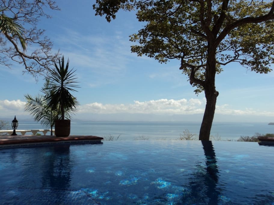 Panaromic View of the Infiniti Pool and Ocean