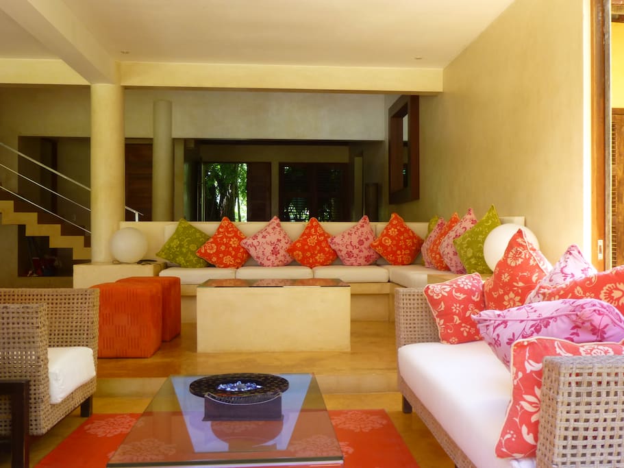 Spacious lounge area