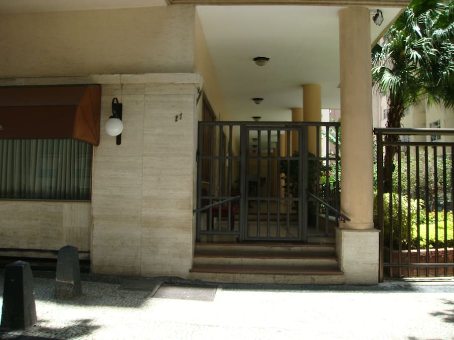 enrance of the building