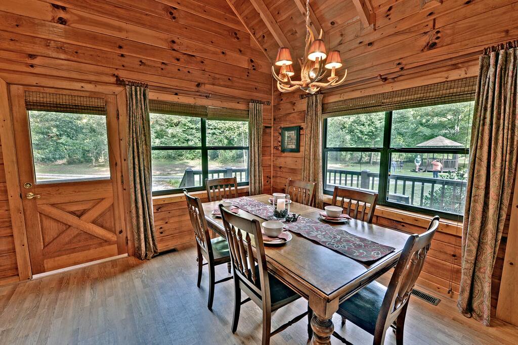 Waterfront Cabin Trout Run Cabin Cabins for Rent in Blue Ridge