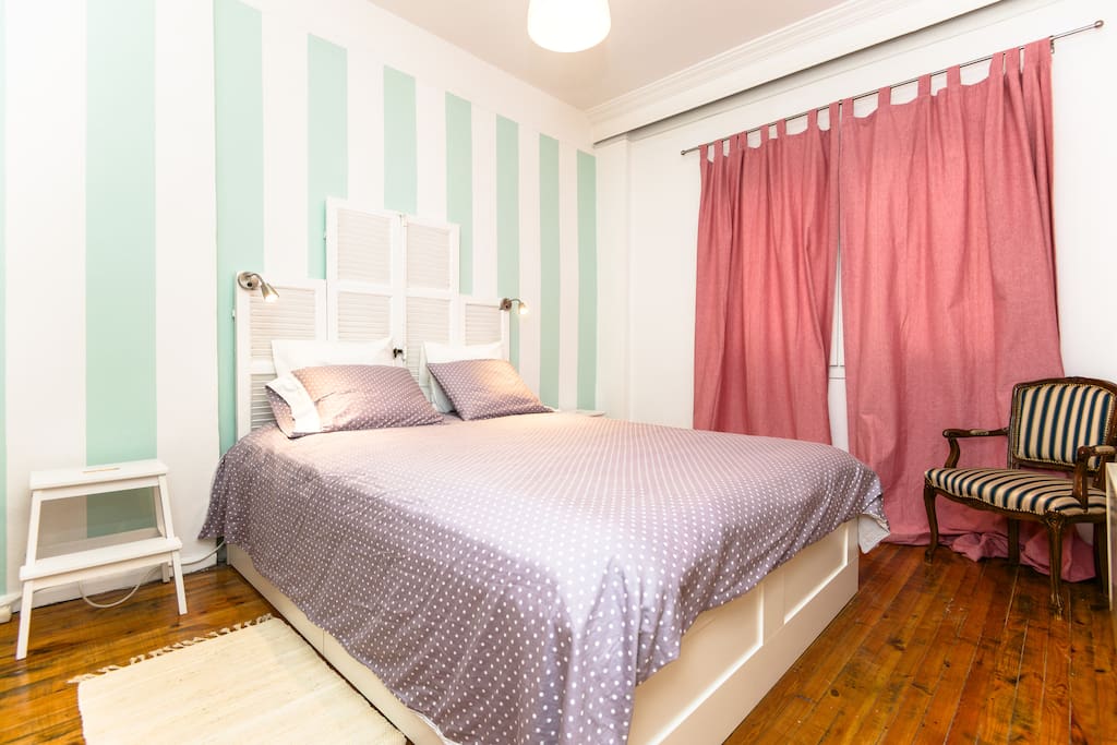 This is your double bedroom with brand new bed and mattress