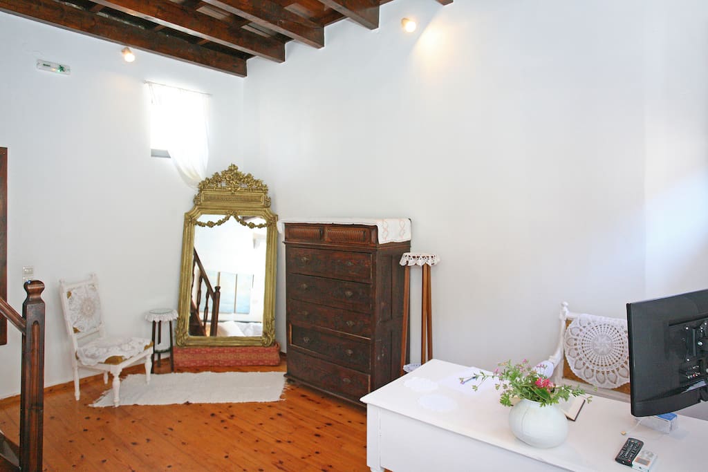 Details from the double room on the second floor.