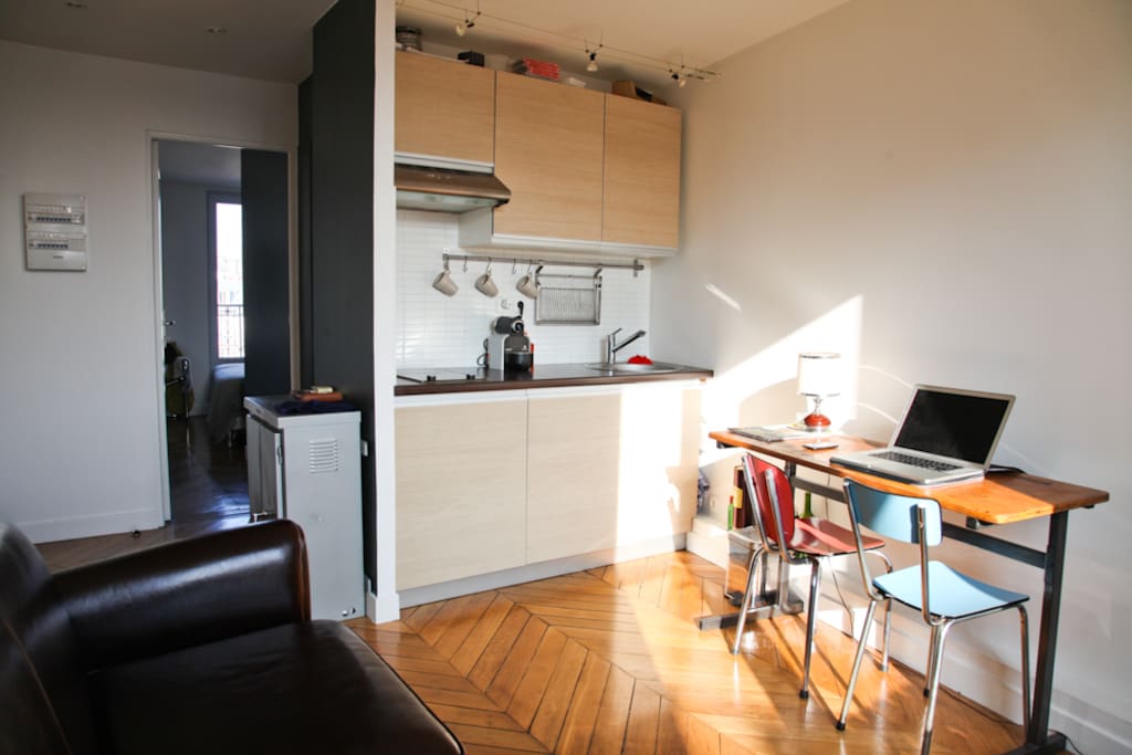 The main room.