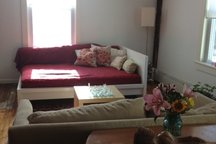 Charming loft on year round creek!