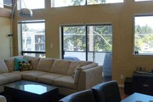 Modern loft condo, walk to village